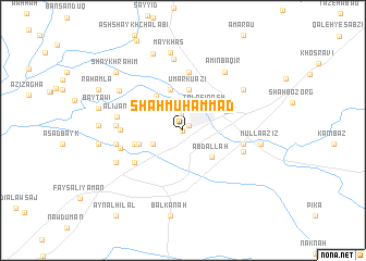 map of Shāh Muḩammad