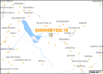 map of Shāh Nabī-ye ‘Olyā