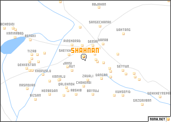 map of Shāh Nān