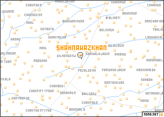 map of Shāh Nawāz Khān