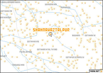 map of Shāhnawāz Tālpur