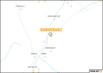 map of Shāh Nawāz