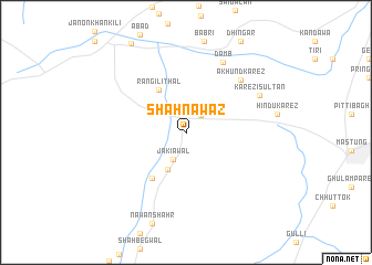 map of Shāh Nawāz