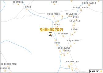 map of Shah Naz̧arī