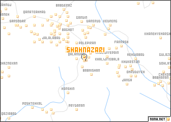 map of Shāh Nāz̧arī