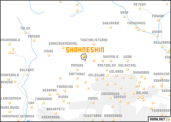 map of Shāh Neshīn