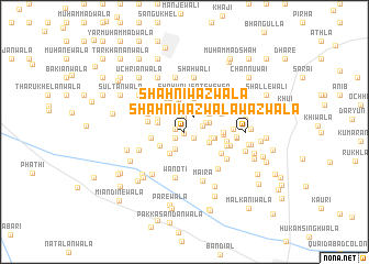 map of Shāhniwāzwāla