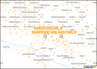 map of Shāhniwāzwāla
