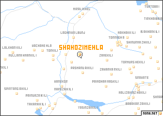 map of Shahozi Mehla
