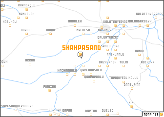 map of Shāh Pasand