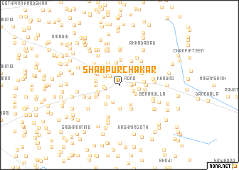 map of Shāhpur Chākar