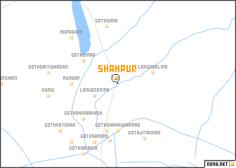 map of Shāhpur