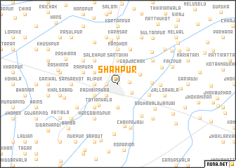 map of Shāhpur