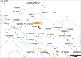 map of Shāh Qolī