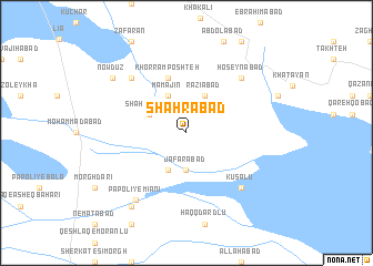 map of Shahrābād