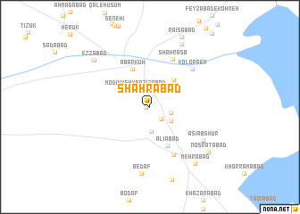 map of Shahrābād