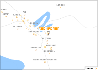 map of Shahrābād