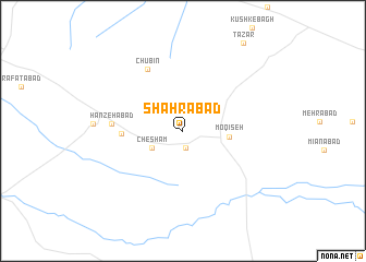 map of Shahrābād