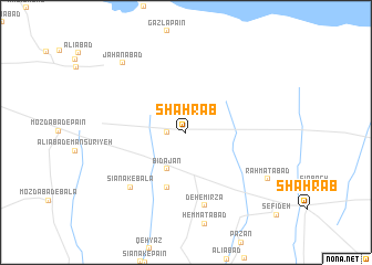 map of Shahr Āb