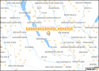 map of Shahrak-e Amīr ol Mo\