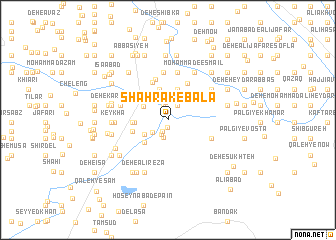 map of Shahrak-e Bālā