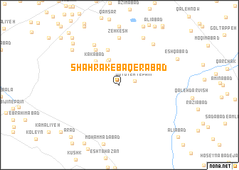 map of Shahrak-e Bāqerābād