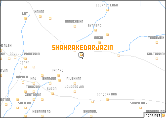 map of Shahrak-e Darjazīn