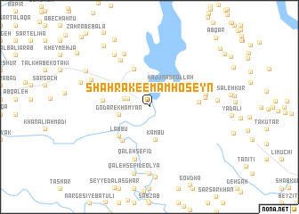 map of Shahrak-e Emām Ḩoseyn