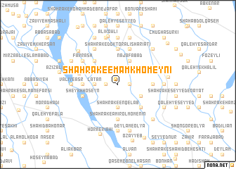 map of Shahrak-e Emām Khomeynī