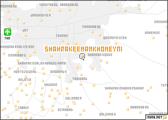 map of Shahrak-e Emām Khomeynī