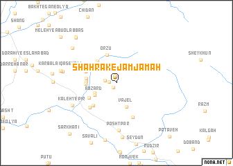 map of Shahrak-e Jam Jamah