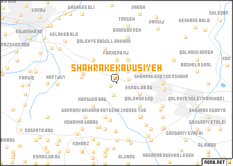 map of Shahrak-e Kāvūsīyeh