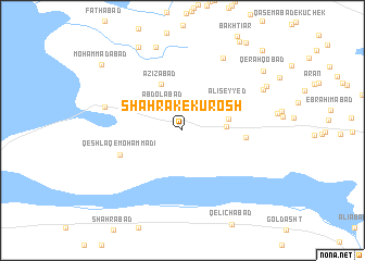 map of Shahrak-e Kūrosh