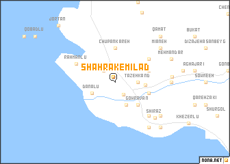 map of Shahrak-e Mīlād