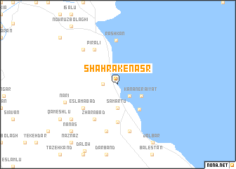 map of Shahrak-e Naşr