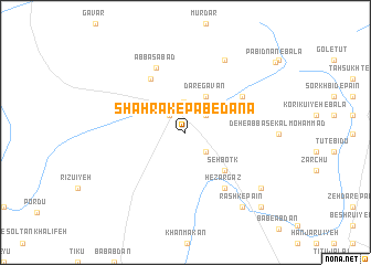 map of Shahrak-e Pābedānā