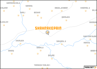 map of Shahrak-e Pāʼīn