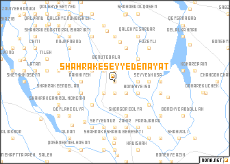 map of Shahrak-e Seyyed ‘Enāyat