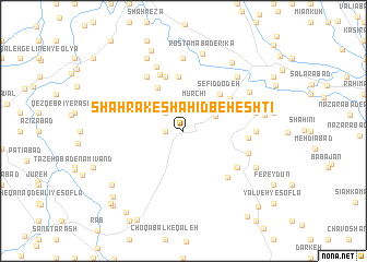 map of Shahrak-e Shahīd Beheshtī