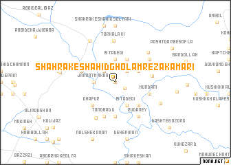 map of Shahrak-e Shahīd Gholāmreẕā Kamarī