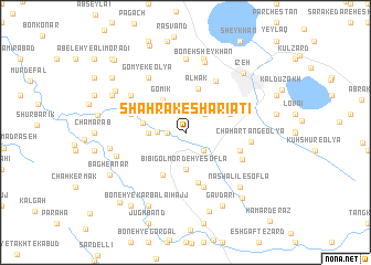 map of Shahrak-e Sharī‘atī