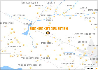 map of Shahrak-e Ţāvūsīyeh