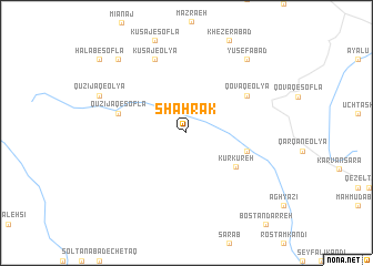 map of Shahrak