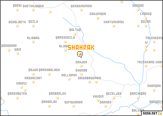 map of Shahrak