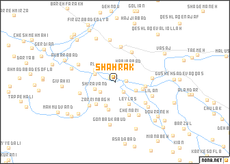 map of Shahrak