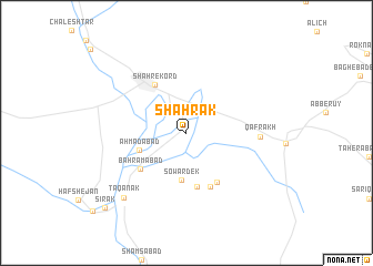 map of Shahrak