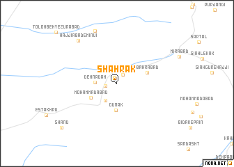 map of Shahrak