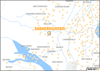 map of Shāhrāni Umrāni