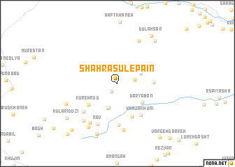 map of Shāh Rasūl-e Pā\