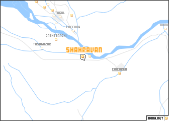 map of Shāh Ravān